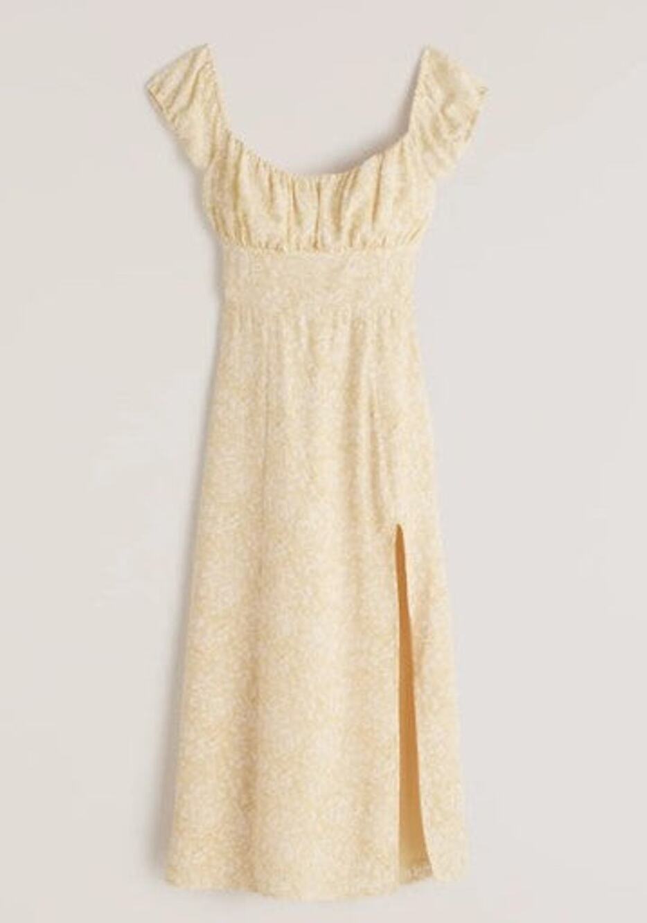 Abercrombie & Fitch Cap Sleeve Scoopneck Midi Dress - Xs